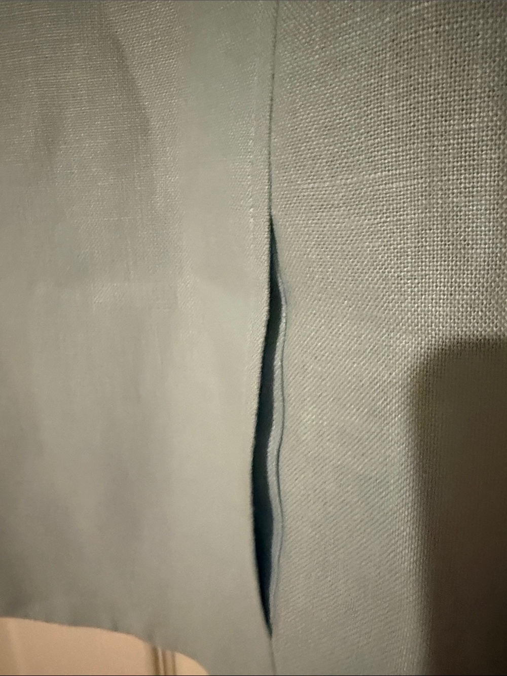 Talbots Pale Blue Two-Piece Skirt Suit - Picture 9 of 12